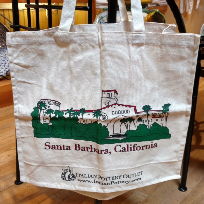 Santa Barbara Courthouse Canvas Tote Bag - Image 5