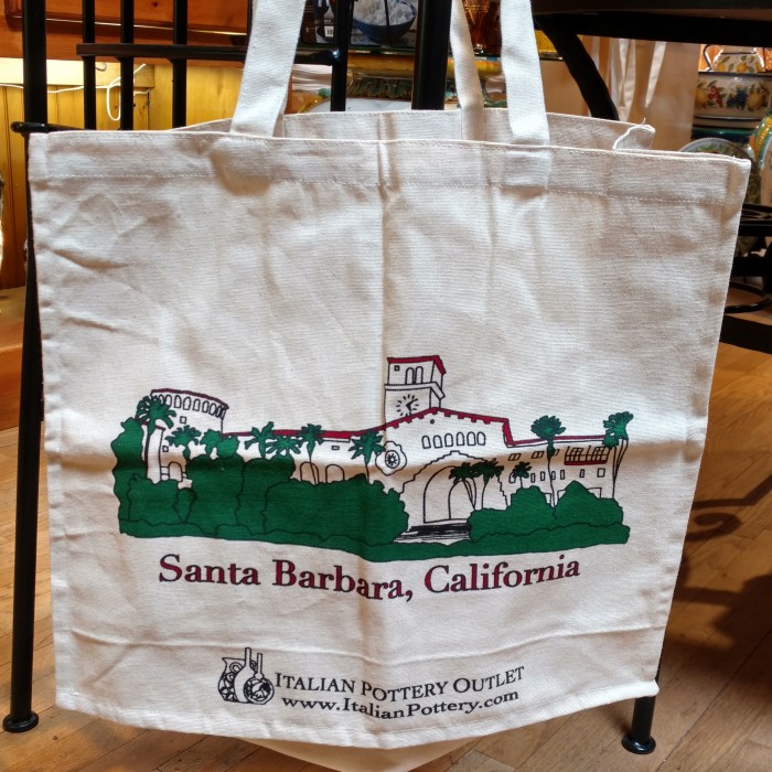 Santa Barbara Courthouse Canvas Tote Bag - Image 4