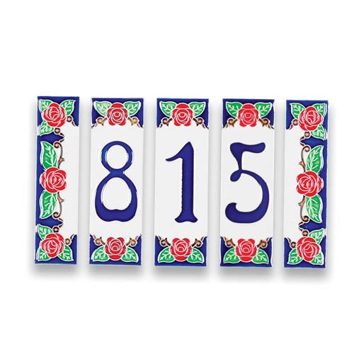 Address tile - #s and end tiles