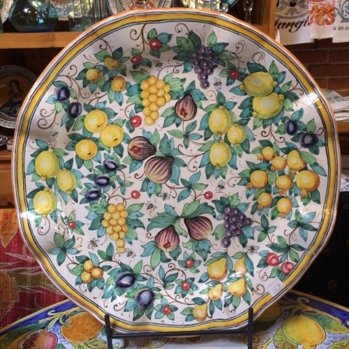 Tuscan Fruit and Bees Large Platter