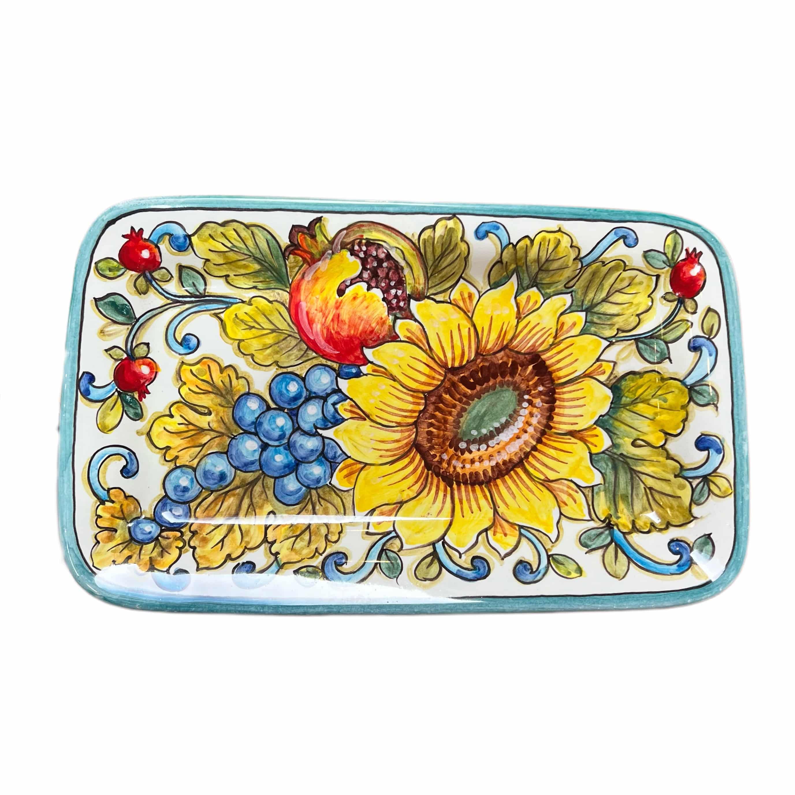 San Lorenzo Rectangular Plate - Italian Pottery Outlet