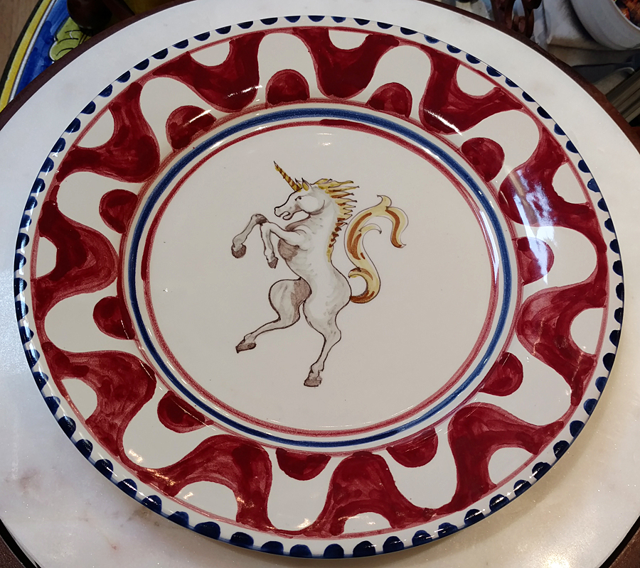 Palio Plates at Italian Pottery Outlet