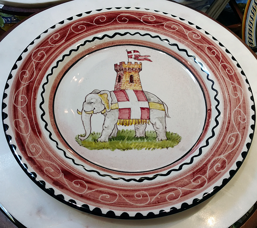 Palio Plates at Italian Pottery Outlet