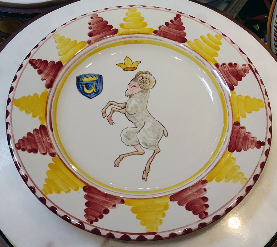 Palio Plates at Italian Pottery Outlet