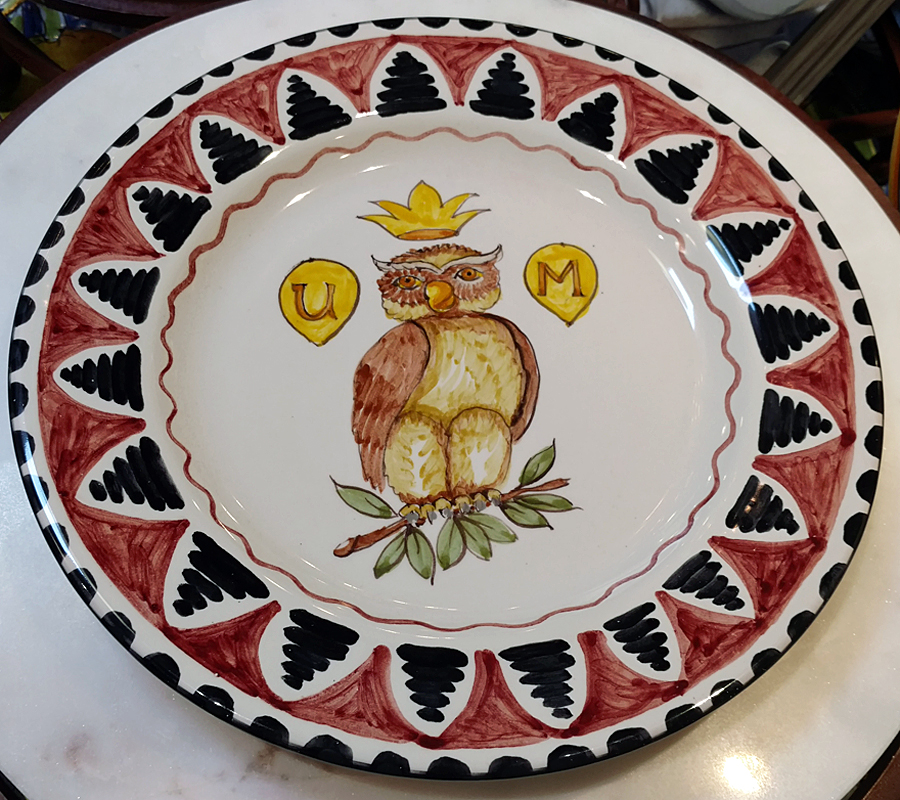 Palio Plates at Italian Pottery Outlet - Civetta