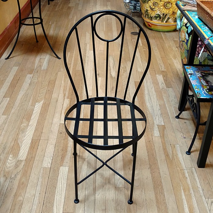 Iron Round-Back Chair - Image 3