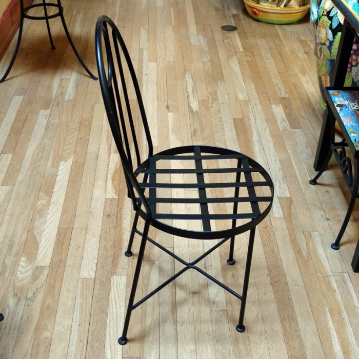 Iron Round-Back Chair - Image 4