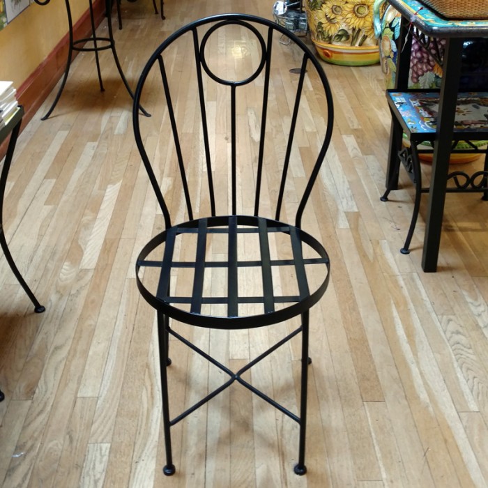 Iron Round-Back Chair