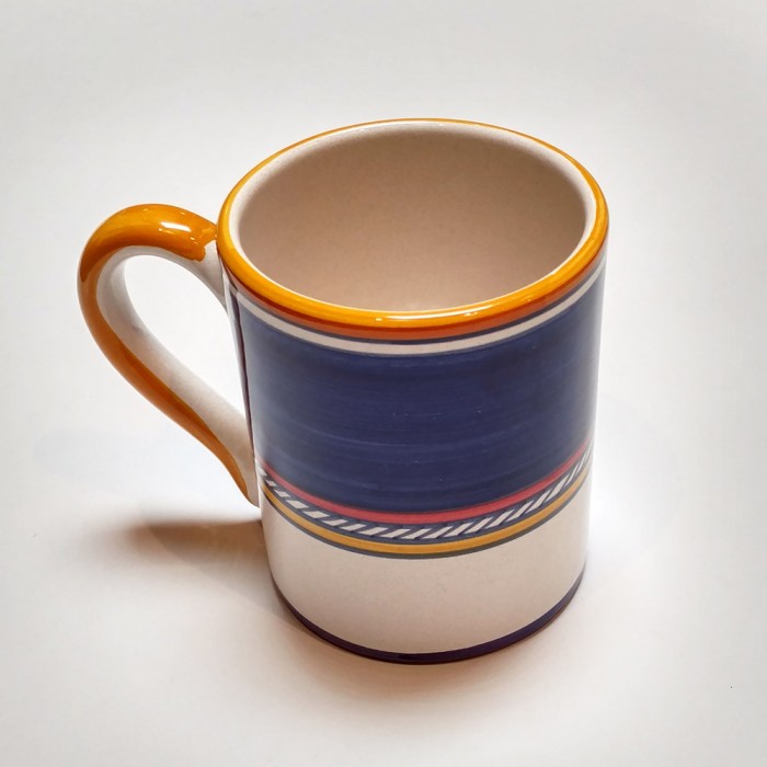 Geo Simple Blue Mug