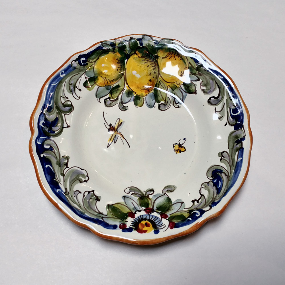 Toscana Volute Salad Plate - Italian Pottery Outlet