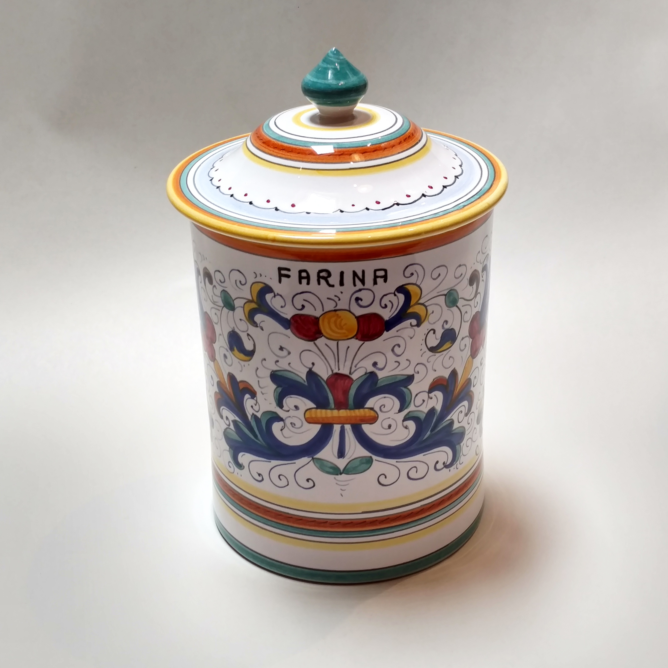 Ricco Flour Jar - Italian Pottery Outlet