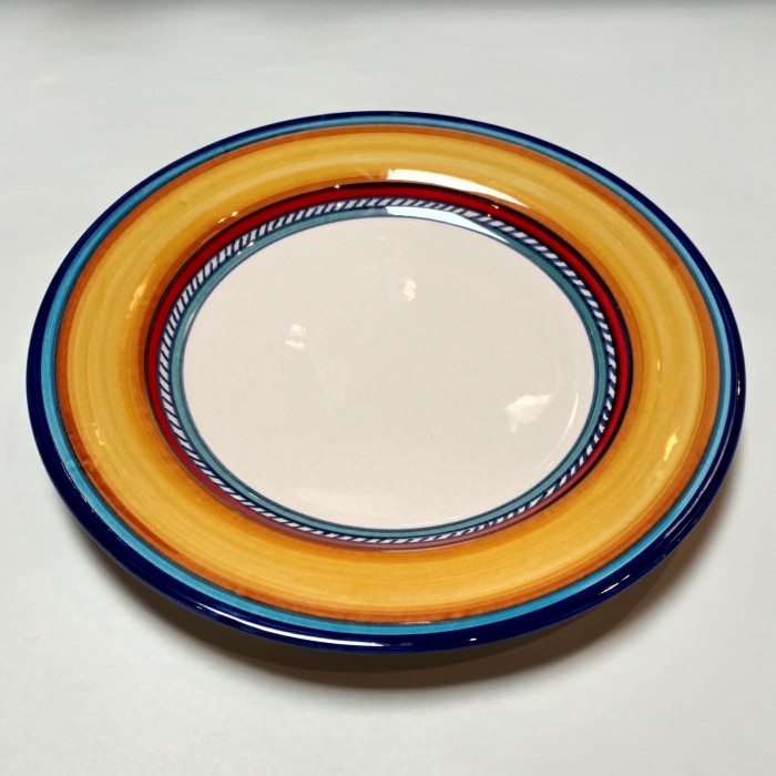 Geo Simple Yellow Dinner Plate