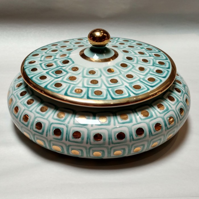 Labirinto Turchese Lidded Jar - Image 4