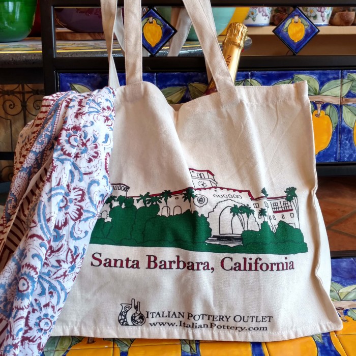 Santa Barbara Courthouse Canvas Tote Bag - Image 3