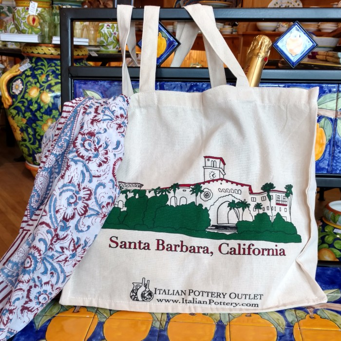 Santa Barbara Courthouse Canvas Tote Bag