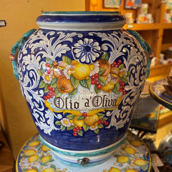 Large Olio d' Oliva Urn