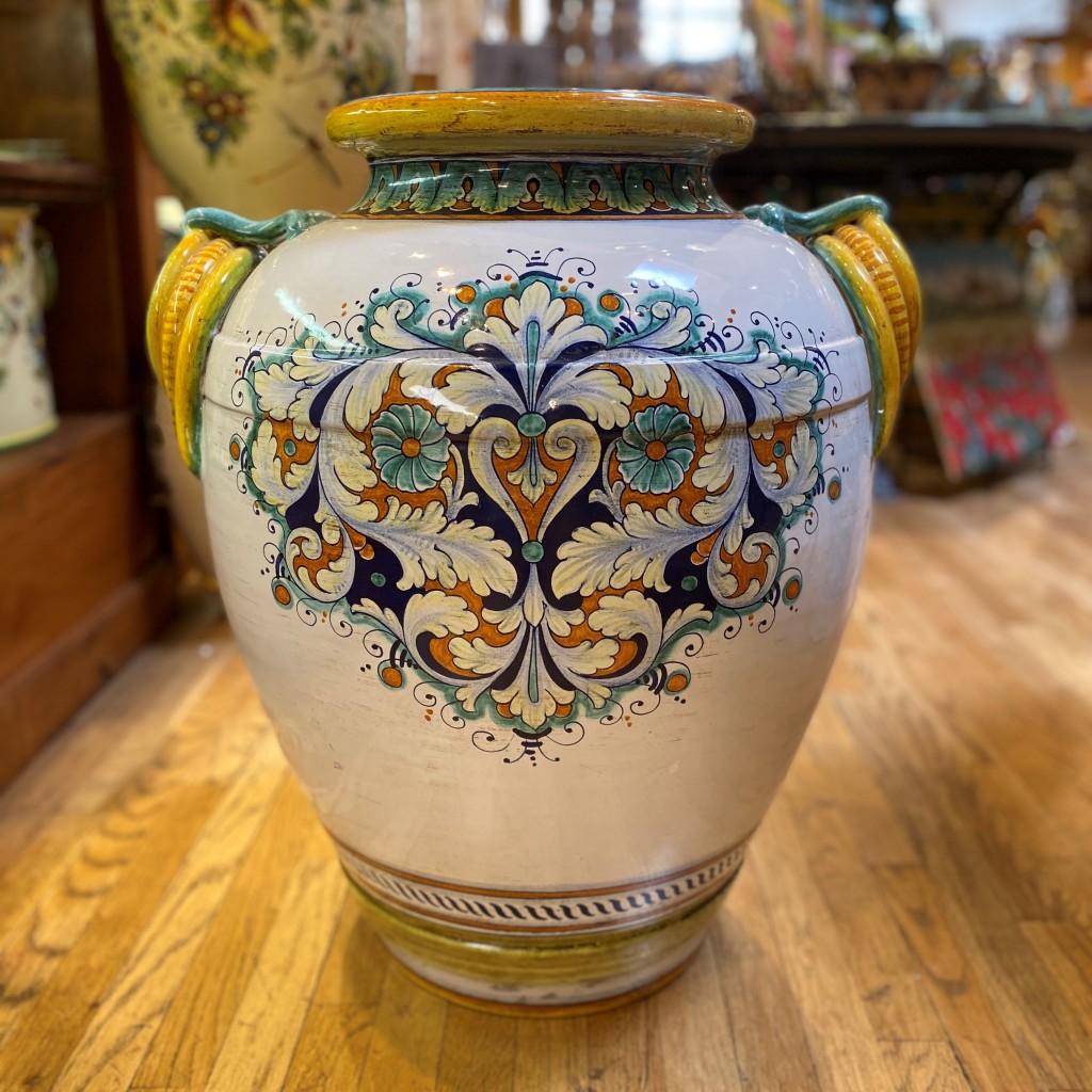 Large Deruta Urn Italian Pottery Outlet