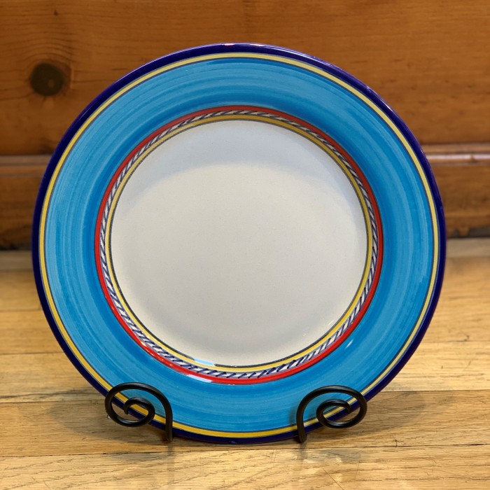 Geo Simple Turquoise Dinner Plate