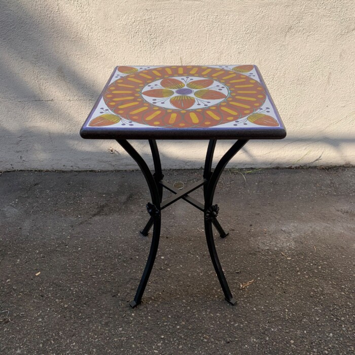 20” Square Italian Volcanic Table – Allegria