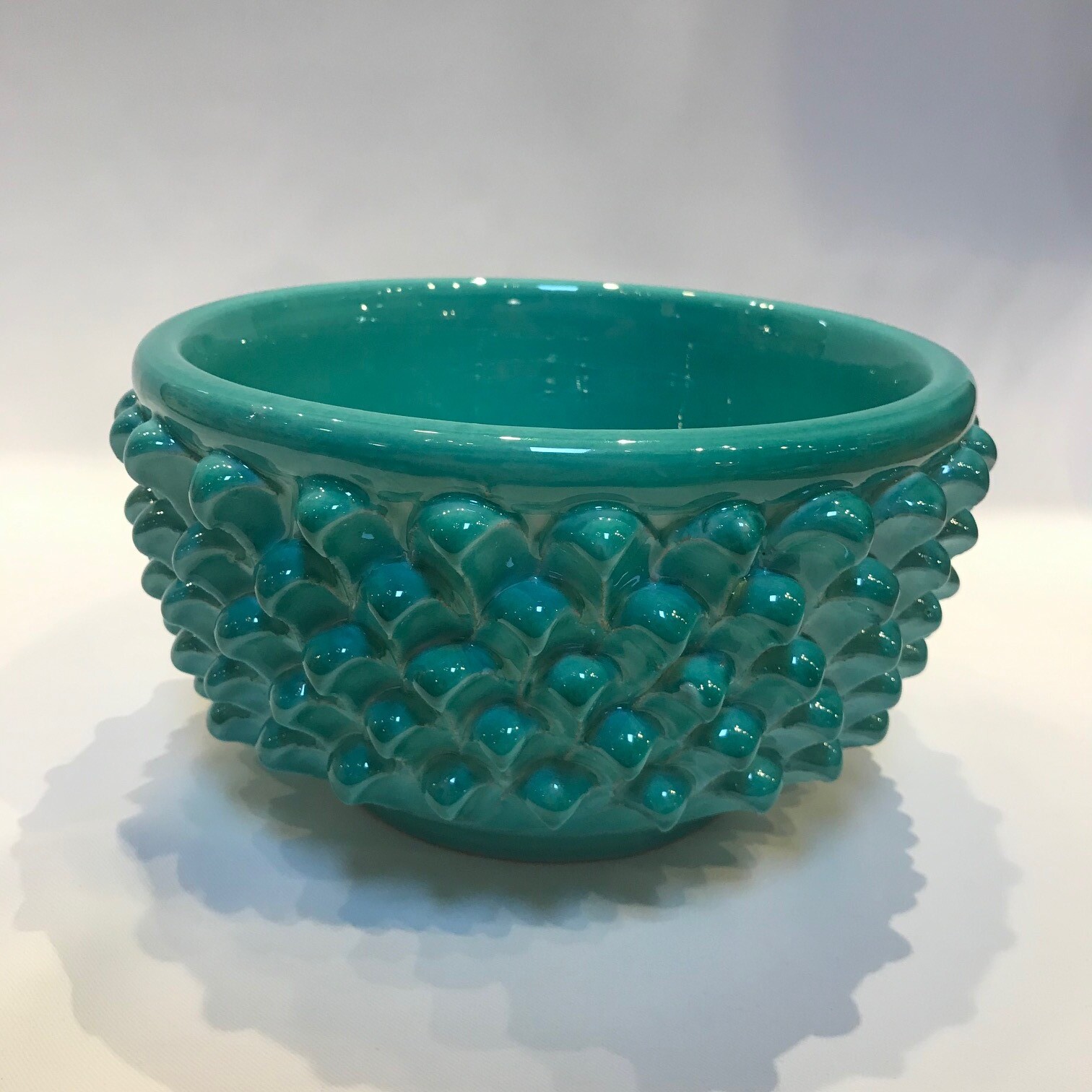 textured ceramic bowl