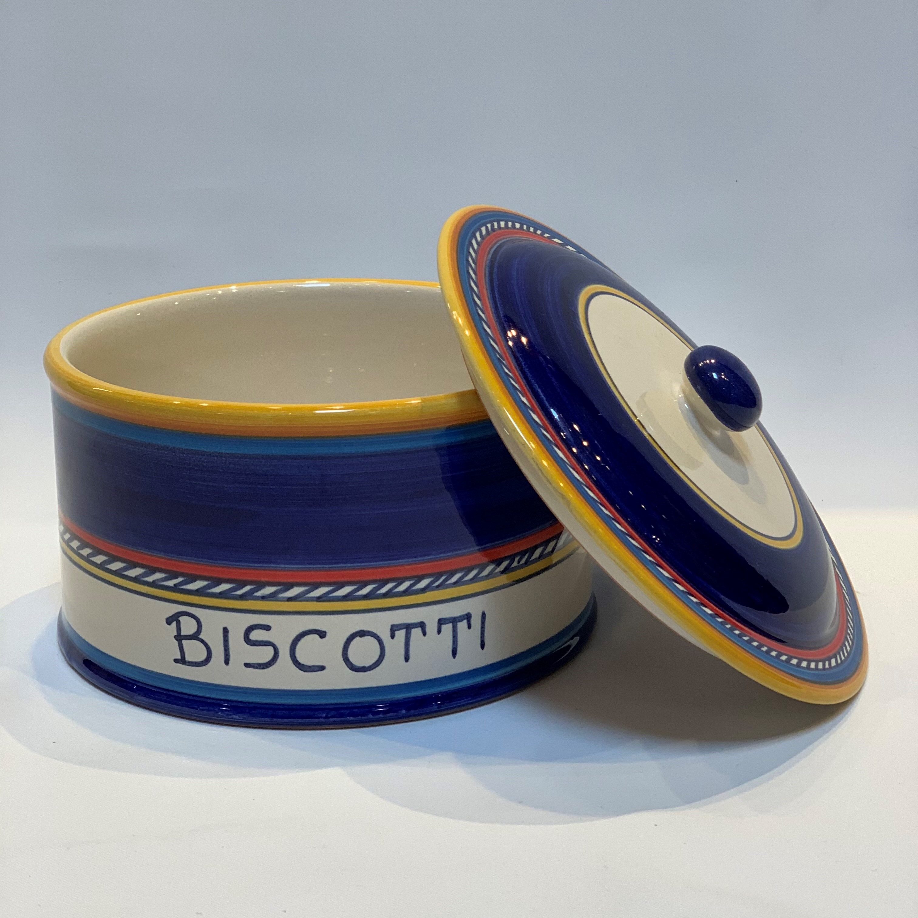 Pottery Jar Biscotti, Umbria Pattern