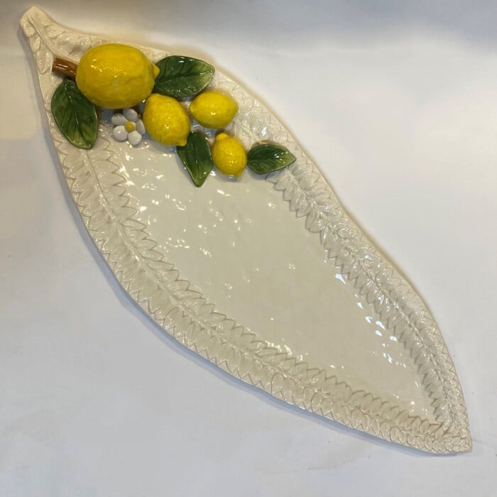 Leaf Shaped Lemon Platter