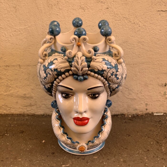 Sicilian Queen Moor's Head - Royal Blue