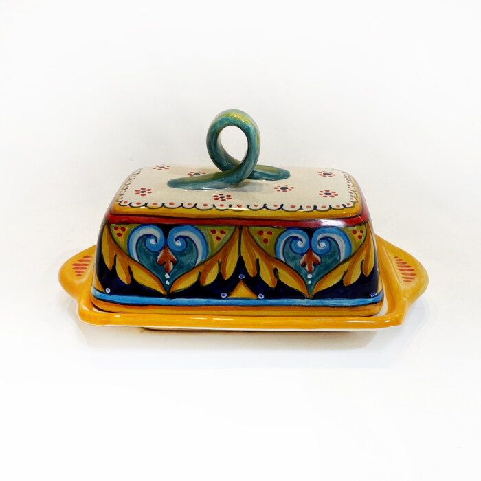 Geometrico Butter Dish Pattern D