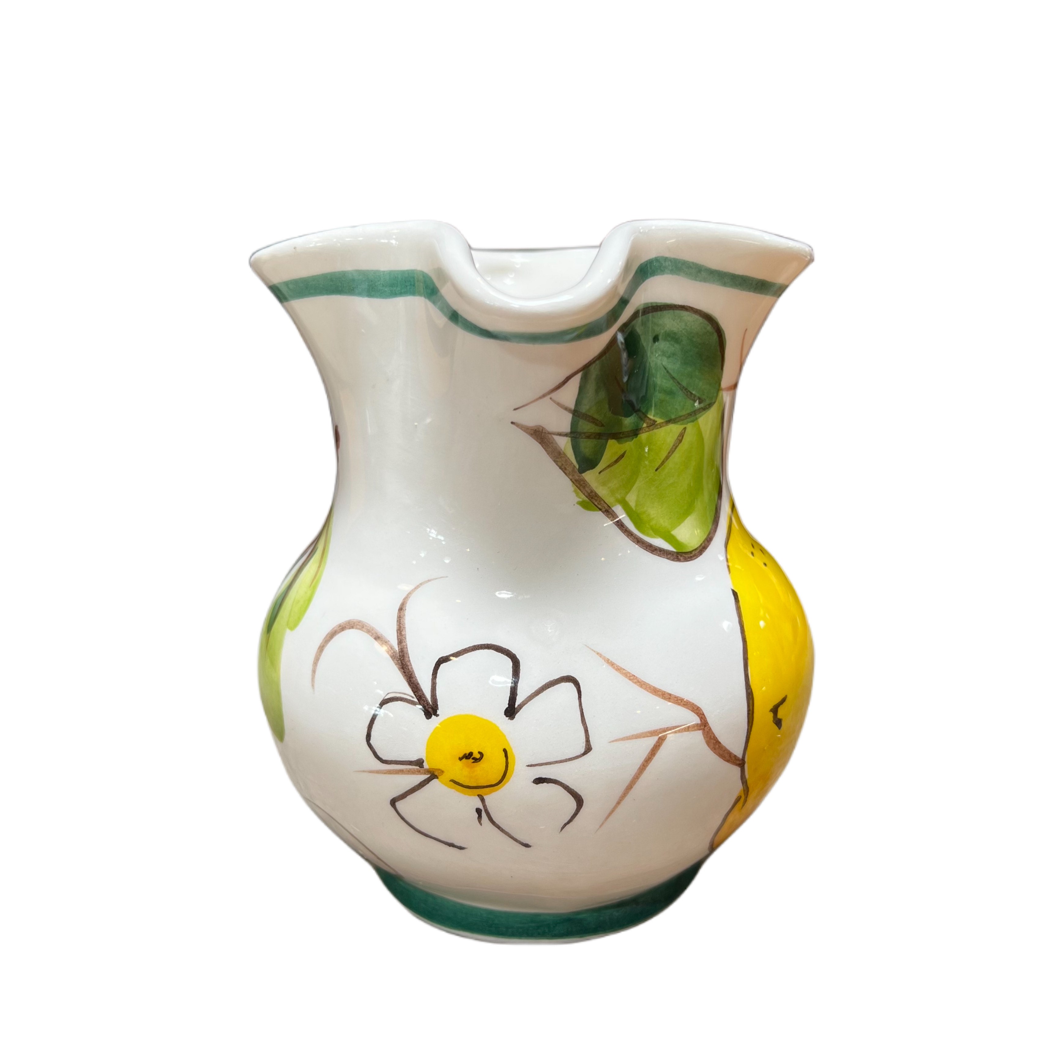 Small Lemon Pitcher - Italian Pottery Outlet