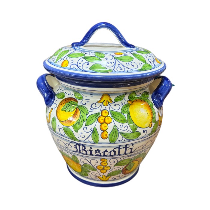 Large Lemon Biscotti Jar - Image 2