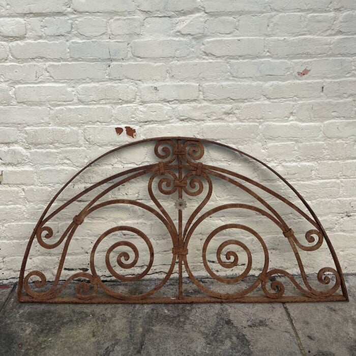 Antique Wrought Iron Large Arch