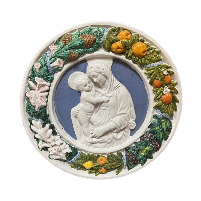 Madonna and Child Wall Hanging with Border