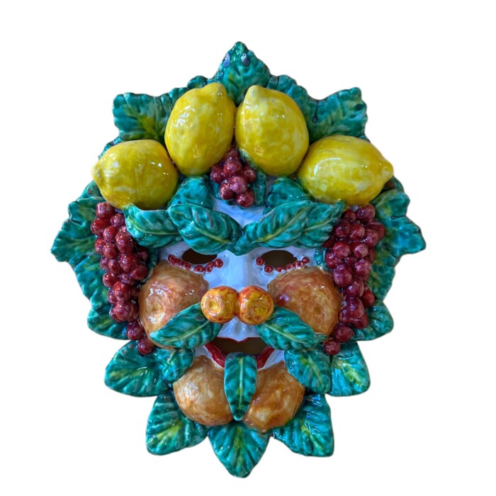 Bacchus Fruit Mask with red grapes