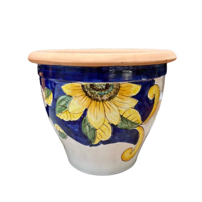 Bell-Shaped Pot - Lemon & Sunflower - Image 2